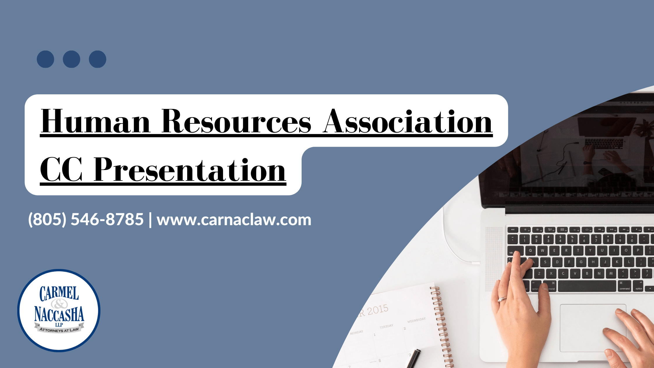 Human Resources Association CC Presentation Blog banner