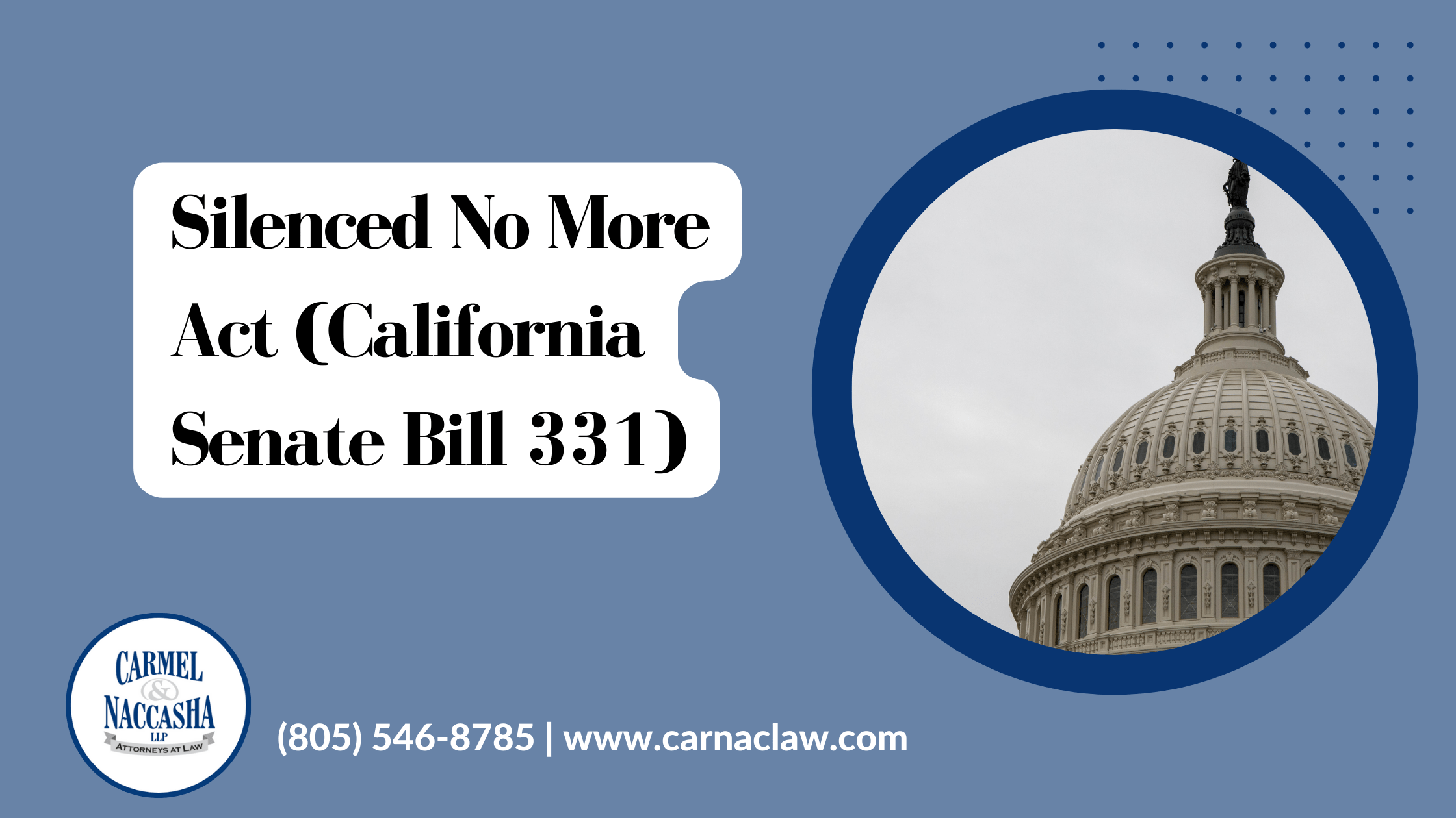 Silenced No More Act (California Senate Bill 331)